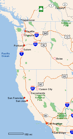 Map of tour